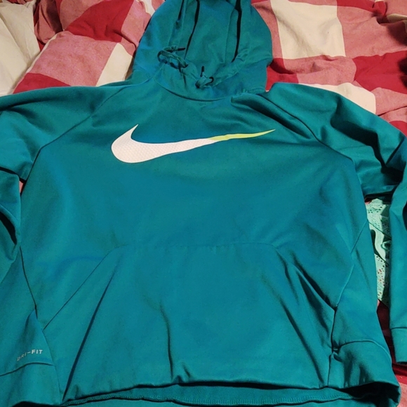 teal nike sweatshirt